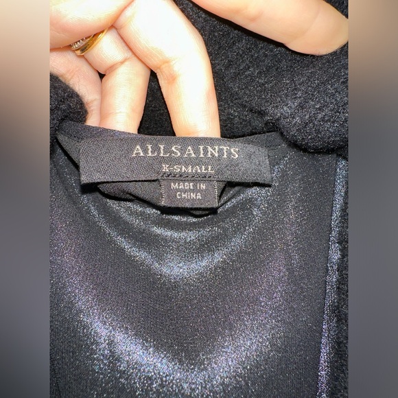 Allsaints Jax 2 in 1 pleated dress - Picture 5 of 11